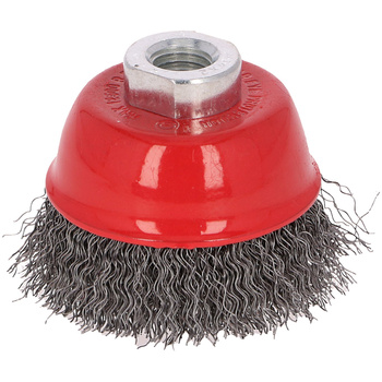 DRAUMET Szczotka doczołowa stalowa z gwintem M14 60 20