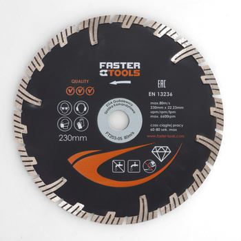 FASTER TOOLS Tarcza diamentowa segmentowa LUX 230 x 3,0