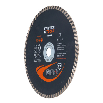 FASTER TOOLS Tarcza diamentowa SUPER TURBO 230 x 3,0