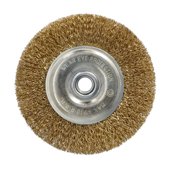 DRAUMET Szczotka tarczowa mosiądzowana z gwintem M14 120 mm