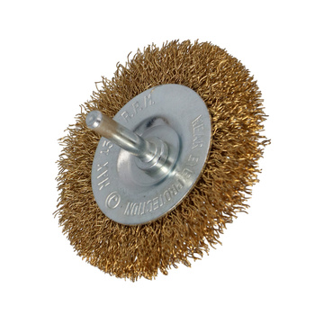 DRAUMET Szczotka tarczowa mosiądzowana z trzpieniem 75 mm
