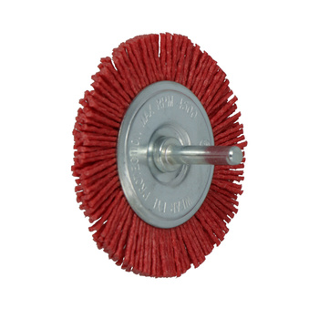 FASTER TOOLS Nylonowa szczotka tarczowa z trzpieniem 75