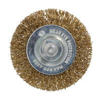 DRAUMET Szczotka tarczowa mosiądzowana z trzpieniem 65 mm