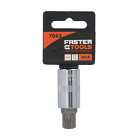 FASTER TOOLS Nasadka spline z trzpieniem 1/2&quot; M5