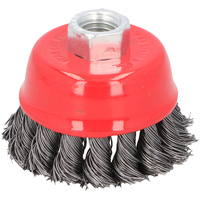 DRAUMET Szczotka doczołowa splatana stalowa z gwintem M14 65 20