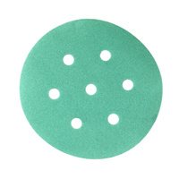 FASTER TOOLS papier ścierny z rzepem zielony 125mm gr. 1500 5szt.