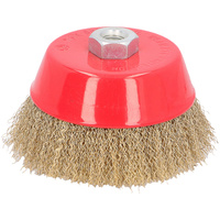 FASTER TOOLS Szczotka doczołowa mosiądz. Gwint M14 125 mm