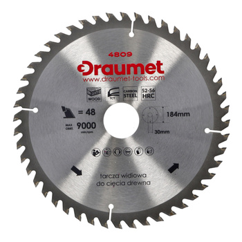 DRAUMET Tarcza widiowa 184x30 48 1,4 2,2