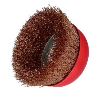 FASTER TOOLS Szczotka doczołowa mosiądz. Gwint M14 100 mm