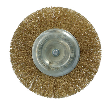 FASTER TOOLS Szczotka tarczowa, trzpień mosiądz 120 35