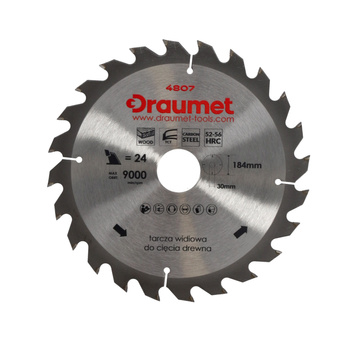 DRAUMET Tarcza widiowa 184x30 24 1,4 2,2