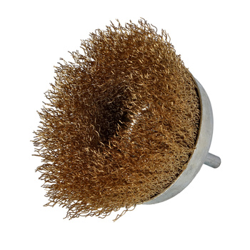 FASTER TOOLS Szczotka doczołowa, trzpień mosiądz. 100 30