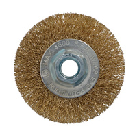 FASTER TOOLS Szczotka tarczowa mosiądz. Gwint M14 80 mm