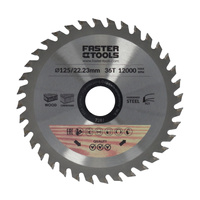 FASTER TOOLS Tarcza widiowa z uzębieniem YG6 125 x 22,2 36