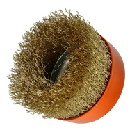 FASTER TOOLS Szczotka doczołowa mosiądz. Gwint M14 75 mm