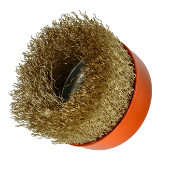 FASTER TOOLS Szczotka doczołowa mosiądz. Gwint M14 75 mm