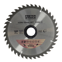 FASTER TOOLS Tarcza widiowa do cięcia drewna 200 x 30 40 1,9 1,4