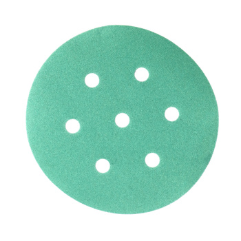 FASTER TOOLS papier ścierny z rzepem zielony 125mm gr. 1500 5szt.