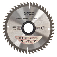 FASTER TOOLS Tarcza widiowa do cięcia drewna 160 x 30 48 1,9 1,4