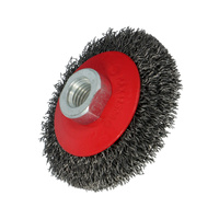 DRAUMET Szczotka kątowa stalowa z gwintem M14 80 mm