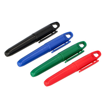 FASTER TOOLS Markery mini 4szt. (czarny, czerwony, zielony, niebieski)