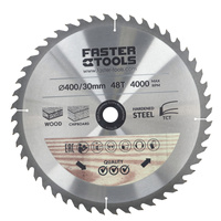 FASTER TOOLS Tarcza widiowa do cięcia drewna 400 x 30 48 2,5 2,2