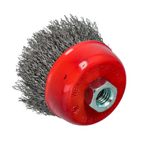 FASTER TOOLS Szczotka doczołowa stalowa. Gwint M14 80 mm