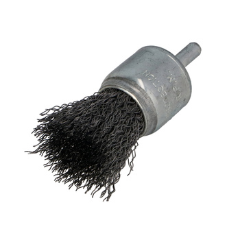 FASTER TOOLS Szczotka doczołowa trzpień, stalowa 30 30