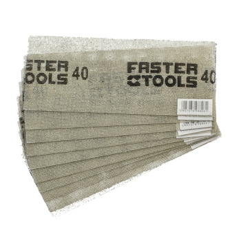 FASTER TOOLS siatka ścierna biała 110x275mm gr. 150 - 1 szt.