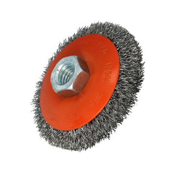 FASTER TOOLS Szczotka kątowa stalowa. Gwint M14 80 15