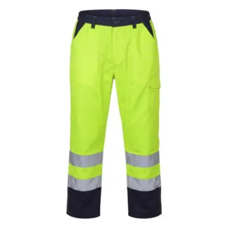 PROTECT2U – spodnie robocze odblaskowe Hi-Vis Yellow XL