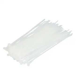 FASTER TOOLS – opaski zaciskowe nylonowe białe 200 × 3,6 mm, 100 szt.