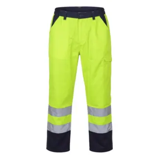 PROTECT2U – spodnie robocze odblaskowe Hi-Vis Yellow L